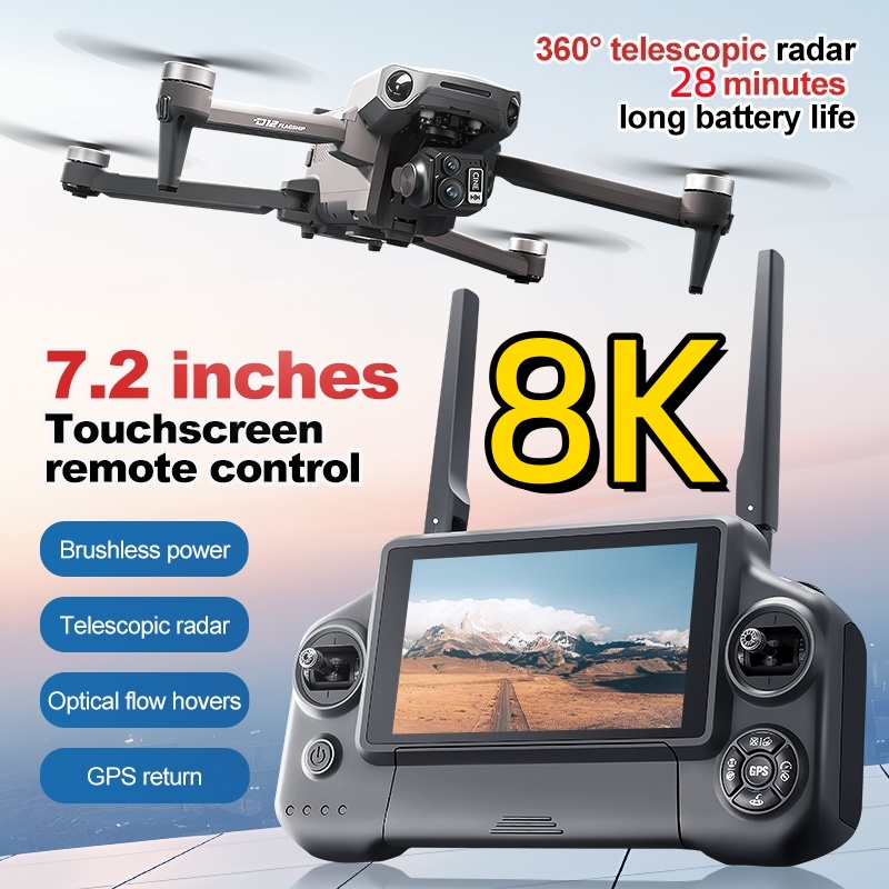 Rc Helicopter Case - Drone RC Quadricoptère 8K avec Nacelle