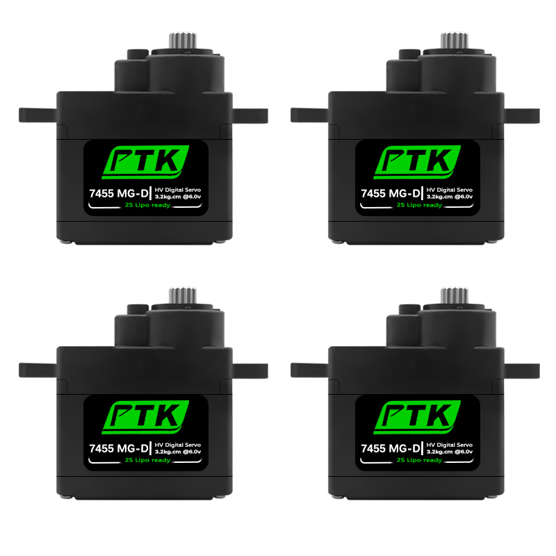 Rc Helicopter Parts - Servo numérique PTK 7455MG-D 12g à