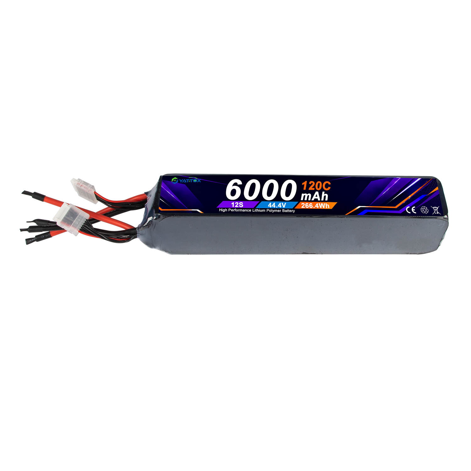Rc Helicopter Large - Batterie LiPo Yattox 12S 6000mAh 120C