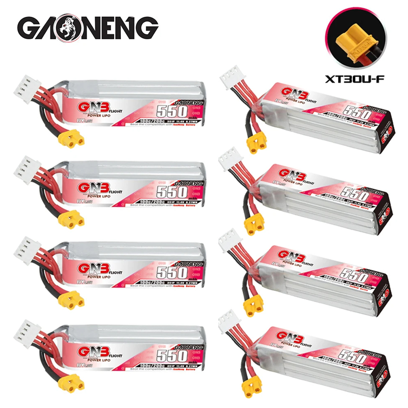 Rc Helicopter Parts - GNB HV 11.4V 550mAh 100C/200C batterie