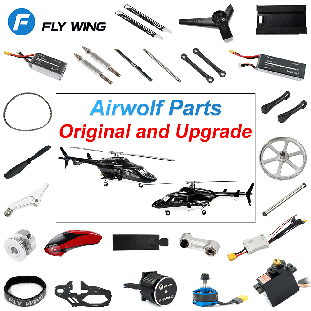 Rc Helicopter Nitro - Fly Wing – pièces d'hélicoptère Airwolf
