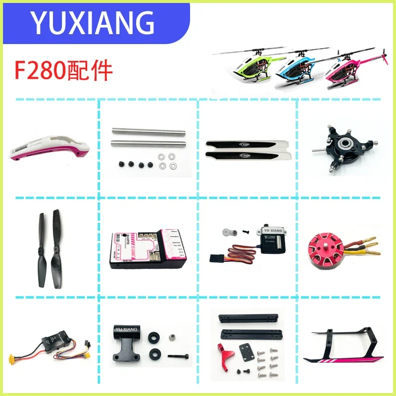 Rc Helicopter Coaxial - YUXIANG F280 6CH 3D RC hélicoptère