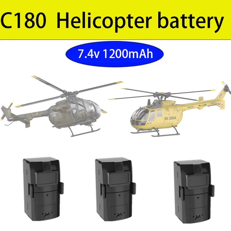 Rc Helicopter Coaxial - Batterie d'hélicoptère RC ERA C180 7.4V