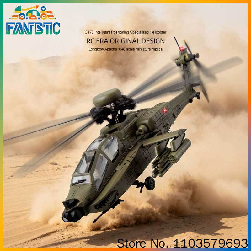 Rc Helicopter Single Rotor - Hélicoptère RC Era RC Ah 64d