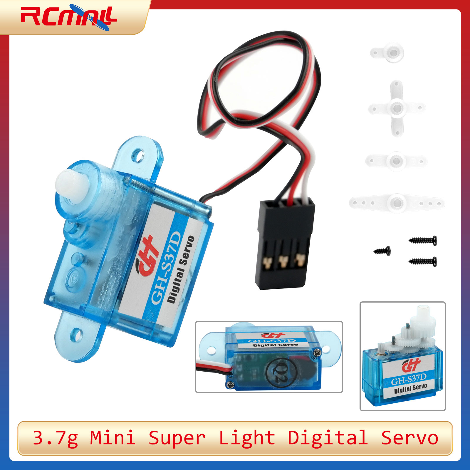Rc Helicopter Mini - 3.7g Mini Super léger numérique Servo