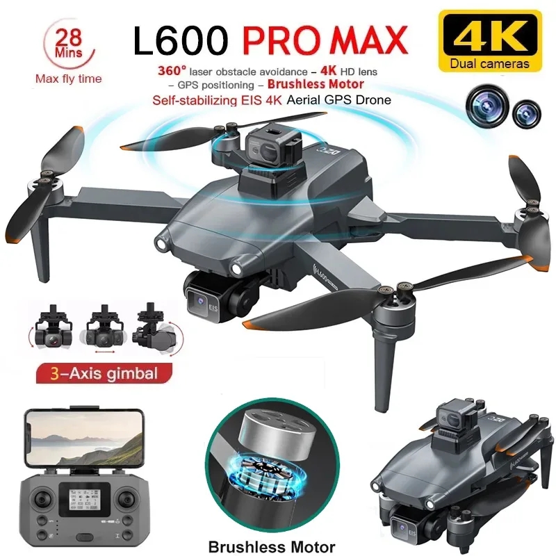 Rc Helicopter Case - Drone GPS professionnel L600 PRO MAX