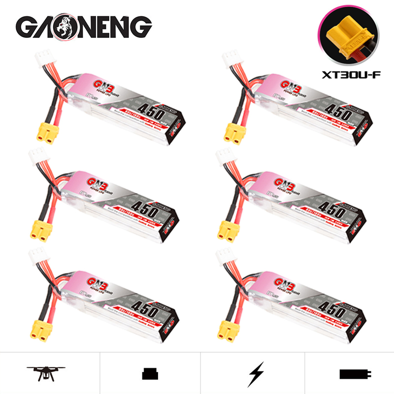 Rc Helicopter Parts - GNB-Batterie aste Ve Fuchsia, HV 2S,
