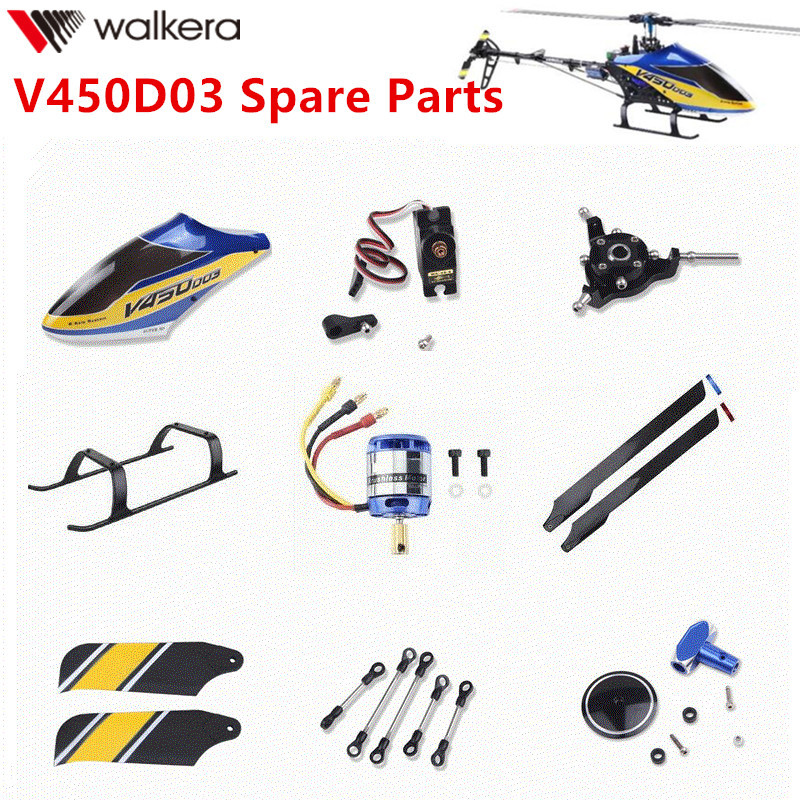 Rc Helicopter Coaxial - Walkera-Pièces de rechange pour hélicoptère RC