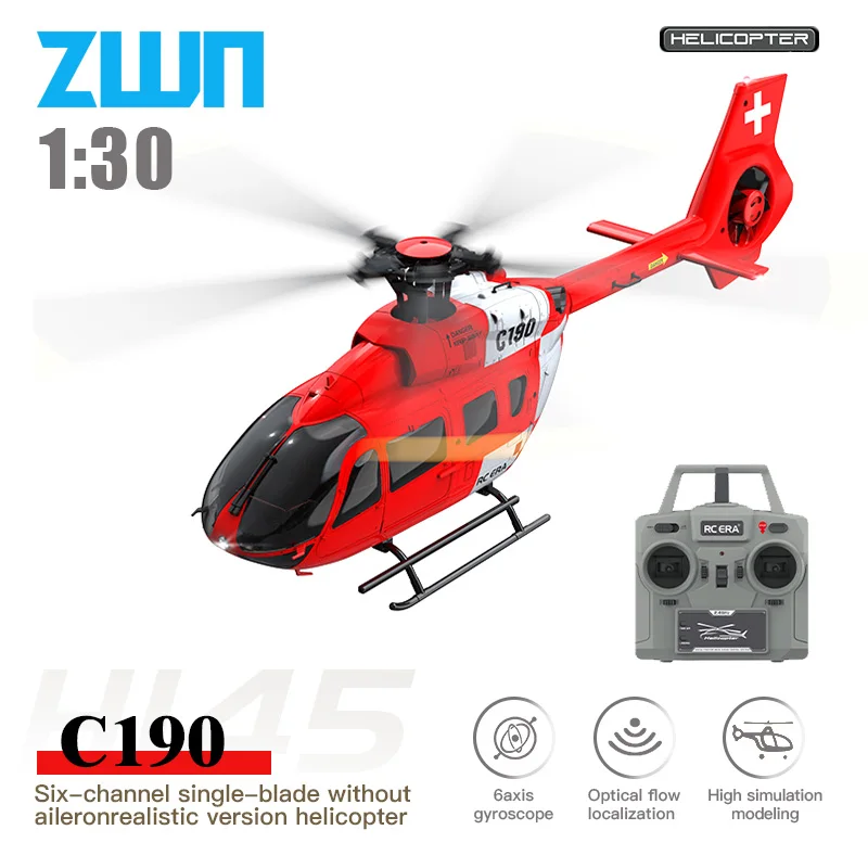 Rc Helicopter Gyro - C190 RC hélicoptère 2.4G 6-Aixs Gyroscope