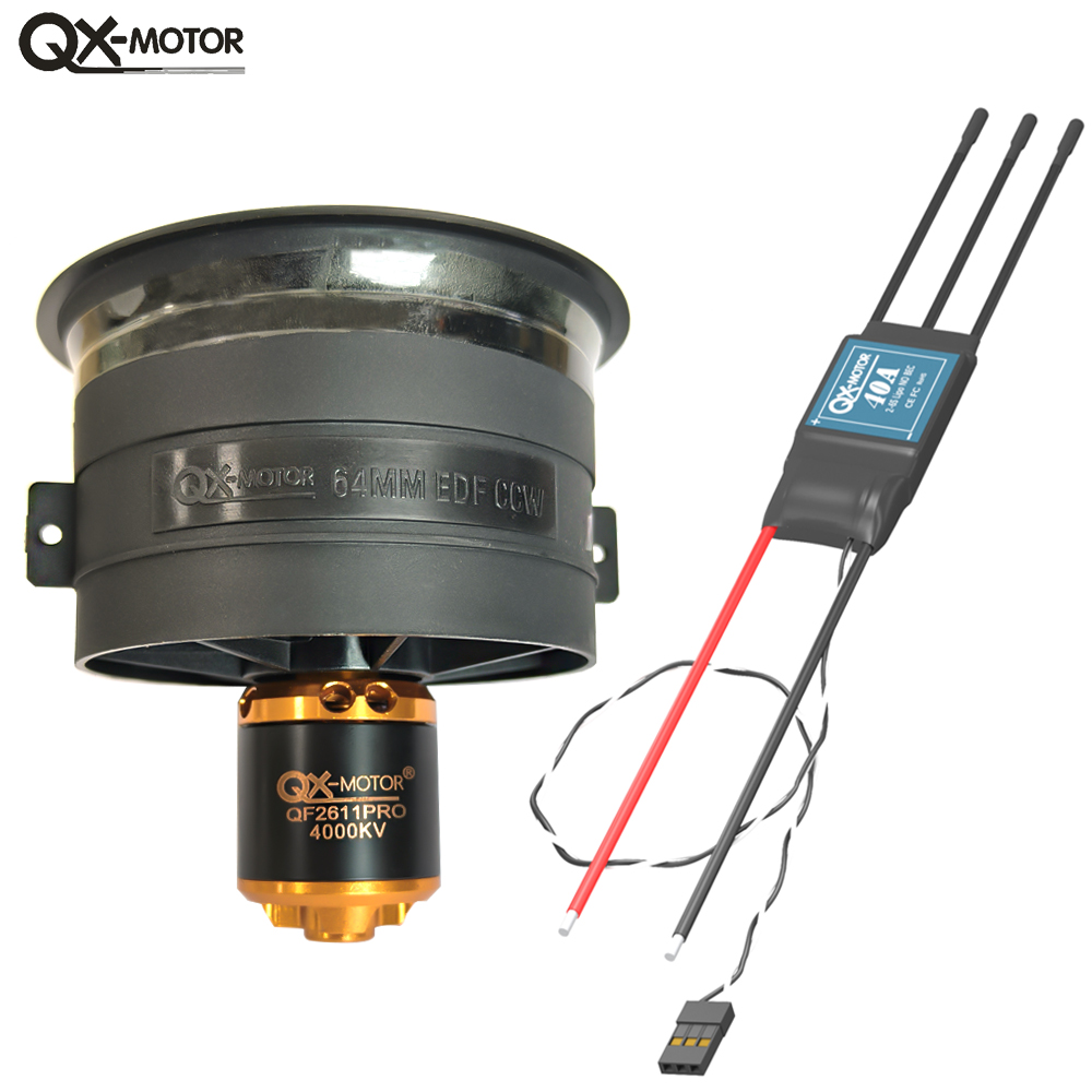 Rc Helicopter Blade - QX-MOTOR QF2611PRO 64mm 5-Blade EDF Moteur