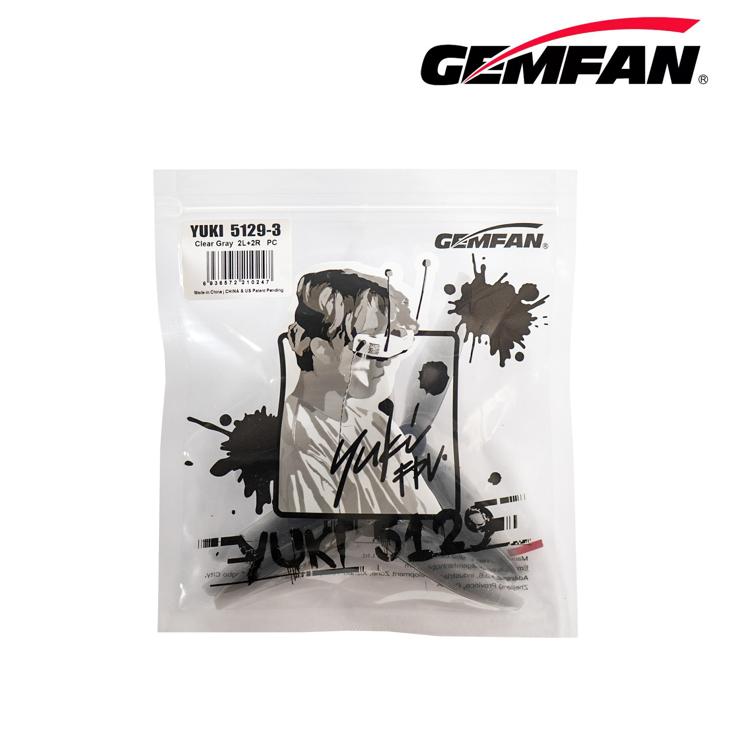Rc Helicopter Motor - Gemfan 5129 5 pouces 3 pales/tri-lames