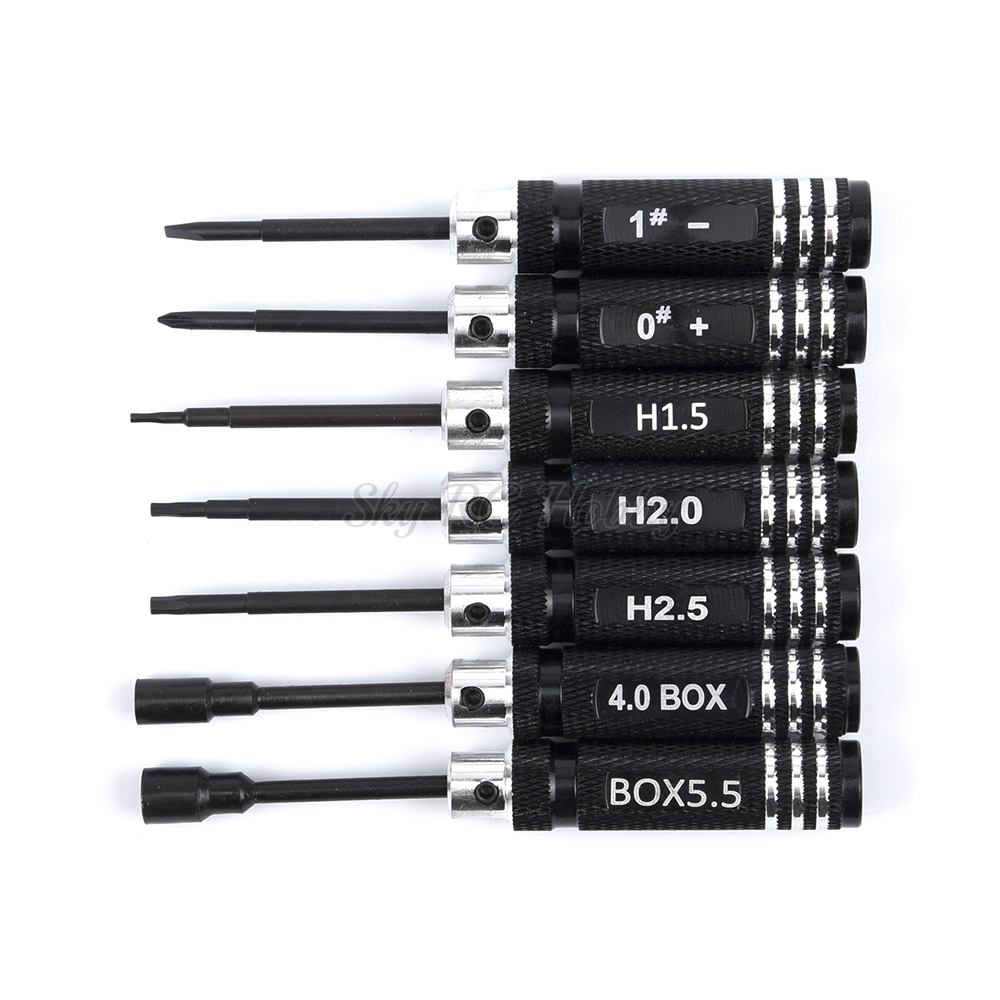 Jeu de 7 tournevis hexagonaux  - Rc Helicopter Tool Kit avis et prix