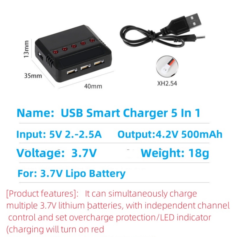 Syma X5HW X5HC X5C X5SW 3.7V 5 - Rc Helicopter Charger avis et prix