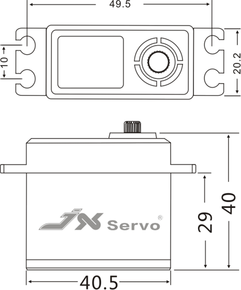 JX Servo CLS-6322HV 22KG coupl - Rc Helicopter Motor avis et prix