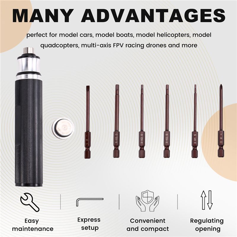 Tournevis hexagonal AEE7-6-en- - Rc Helicopter Tool Kit avis et prix