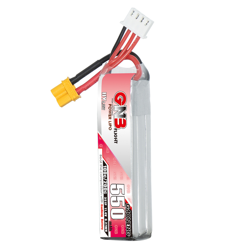 GNB HV 11.4V 550mAh 100C/200C  - Rc Helicopter Parts avis et prix
