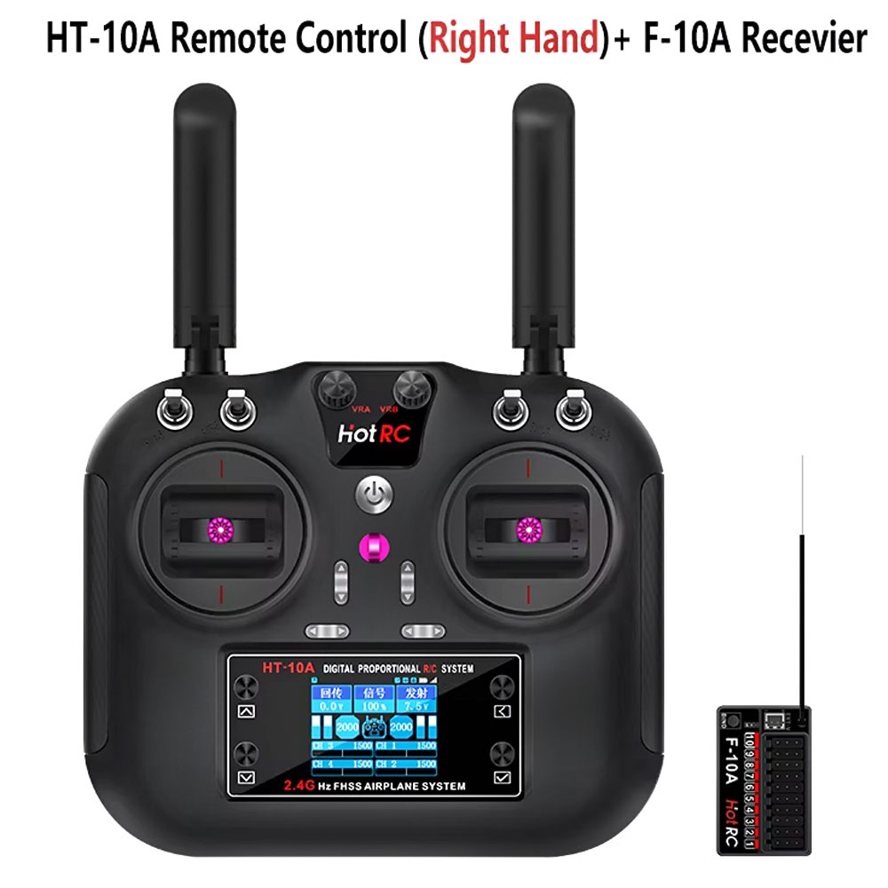 Émetteur Hotrc HT-10A 2.4G 10C - Rc Helicopter Motor avis et prix