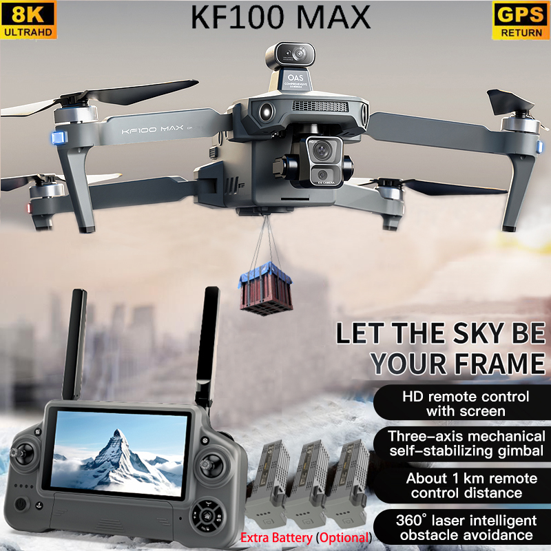 KF100 MAX GPS Drone 4K caméra  - Rc Helicopter Charger avis et prix