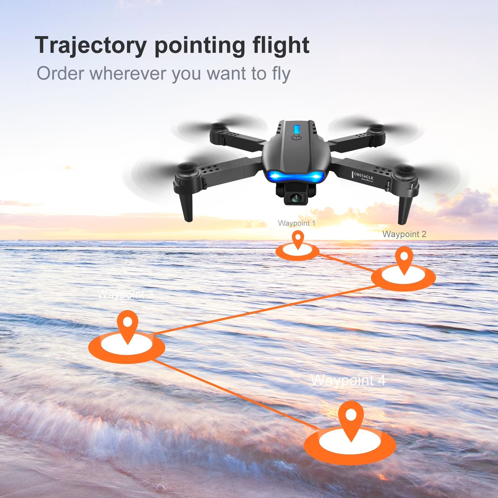 Le drone pliable E88PRO MAX 20 - Rc Helicopter Case avis et prix