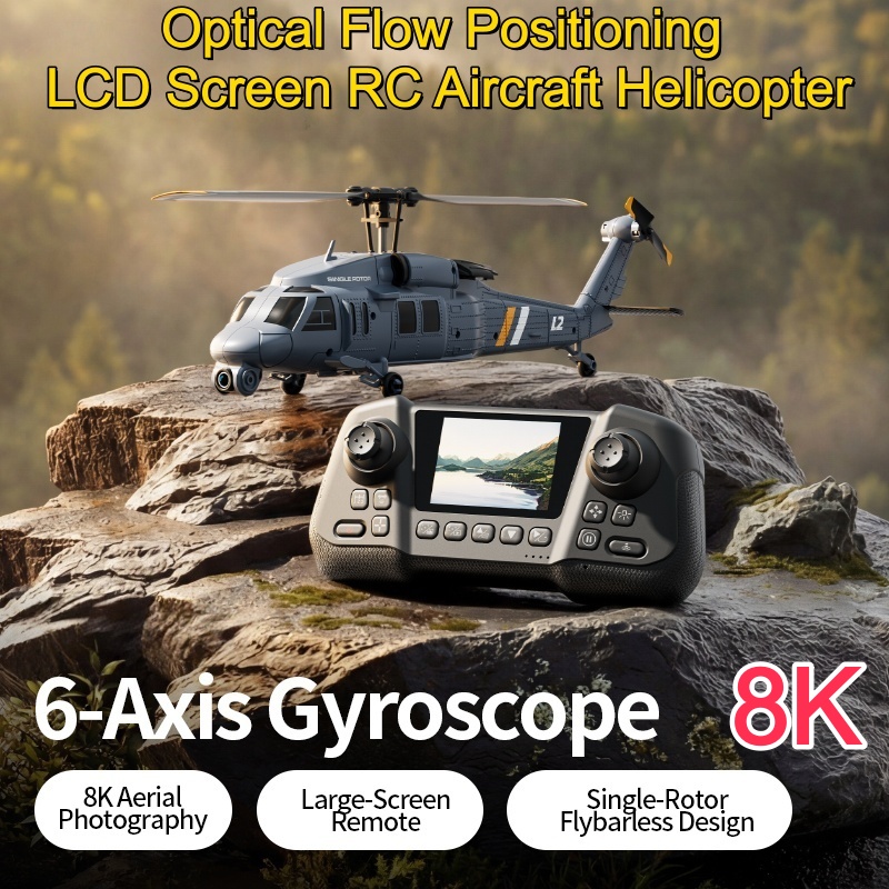 Hélicoptère RC 8K Flybarless à - Rc Helicopter Large avis et prix