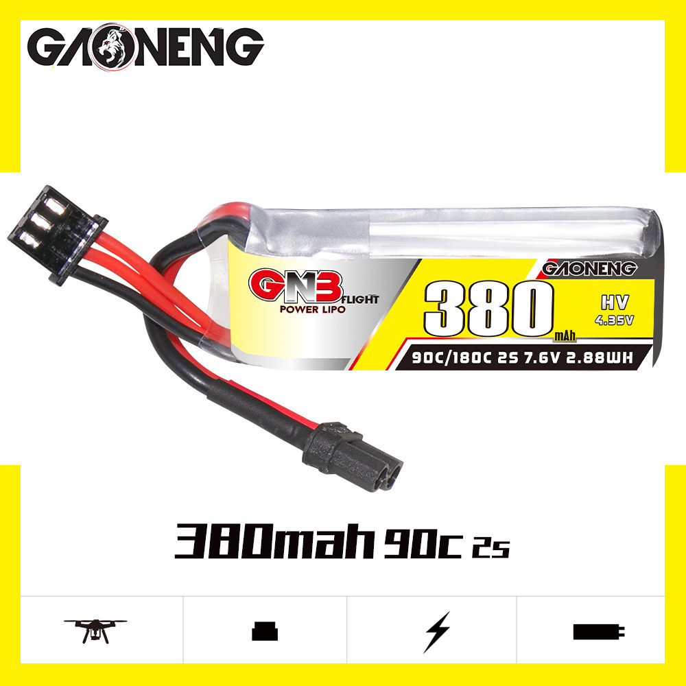 Batterie Lipo GNB 2S 7.6V 380m - Rc Helicopter Parts avis et prix
