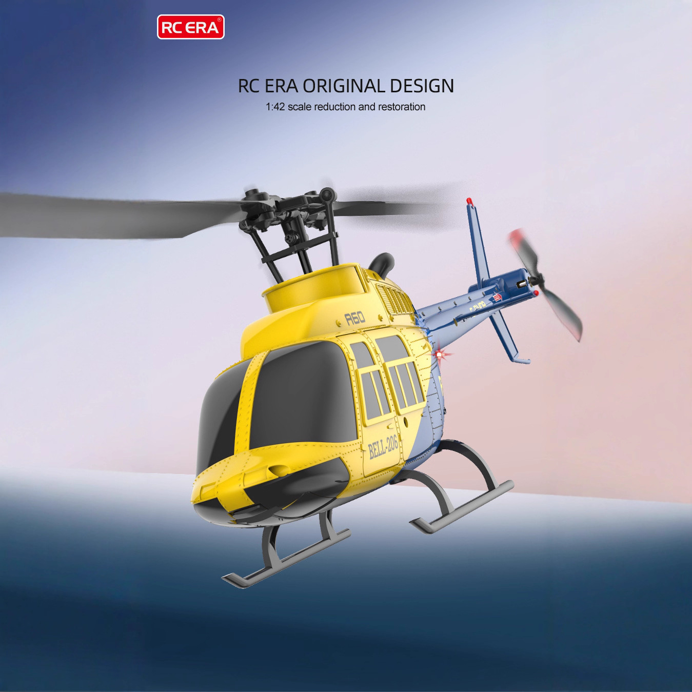 A60 1/42 échelle Bell 206 RC h - Rc Helicopter Single Rotor avis et prix