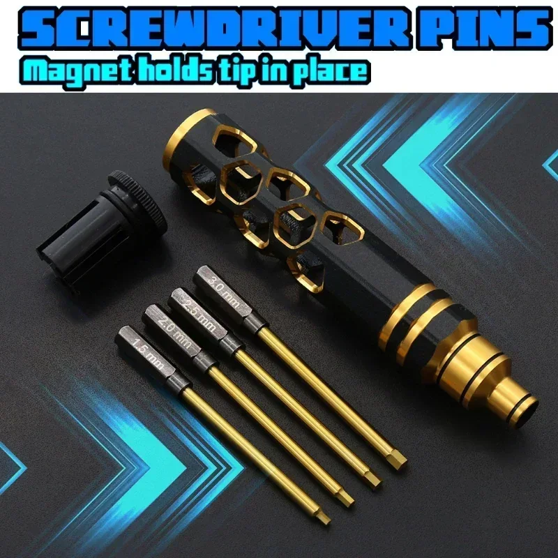 Tournevis à tête hexagonale 4  - Rc Helicopter Tool Kit avis et prix