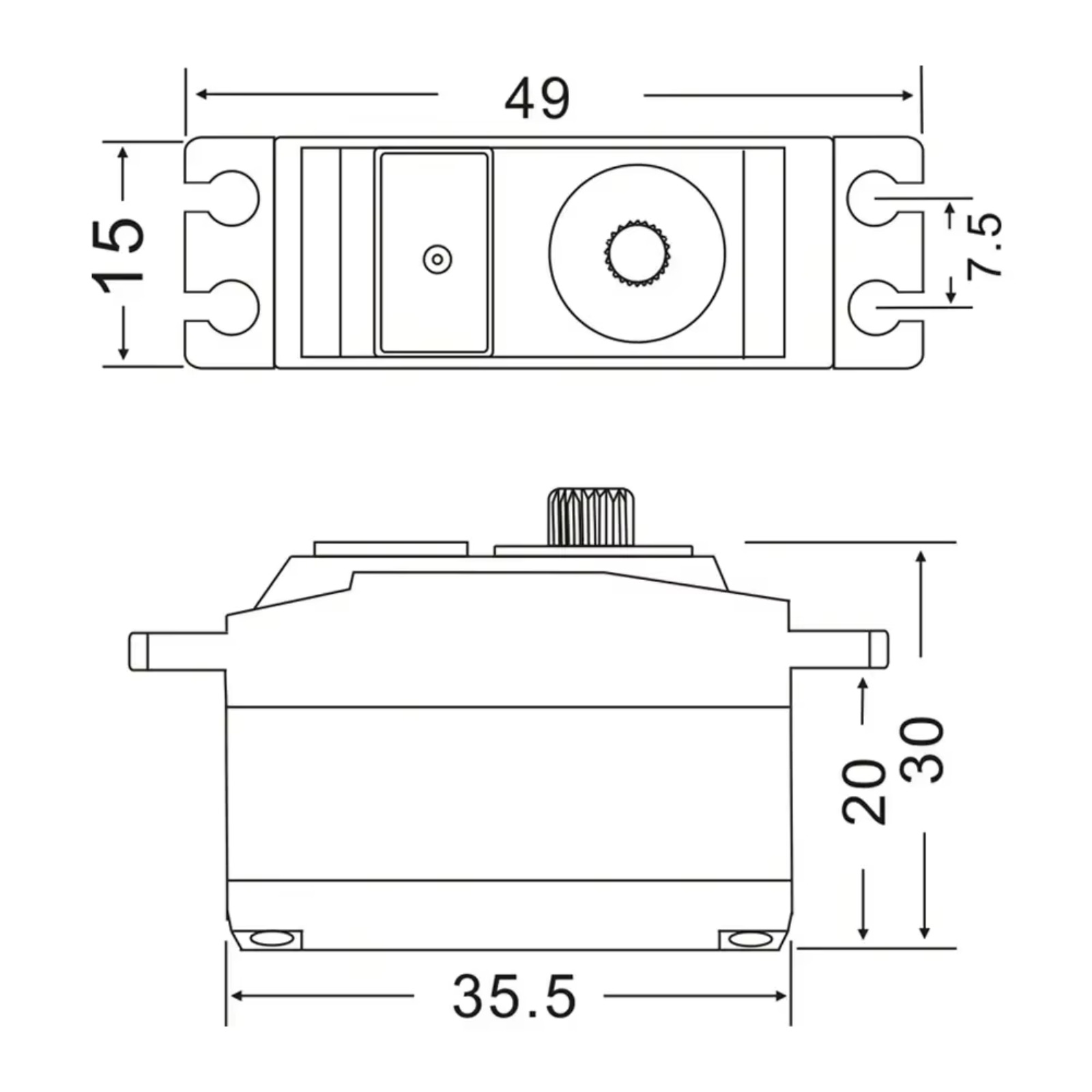 Servomoteur numérique RC JX PD - Rc Helicopter Motor avis et prix