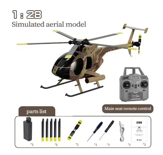 Hélicoptère RC C189 MD500 1:28 - Rc Helicopter Nitro avis et prix